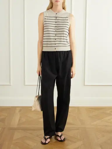 La Ligne Lee Striped Knitted Vest | Thumbnail 2 La Ligne Lee Striped Knitted Vest | Thumbnail 2