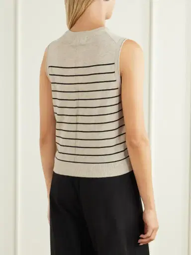 La Ligne Lee Striped Knitted Vest | Thumbnail 3 La Ligne Lee Striped Knitted Vest | Thumbnail 3