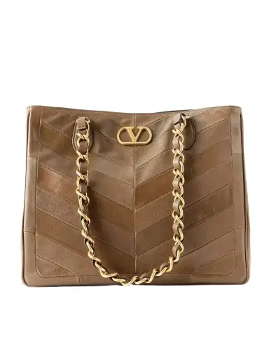 Valentino Garavani Laseine Vlogoembellished Leather Tote | Thumbnail 1