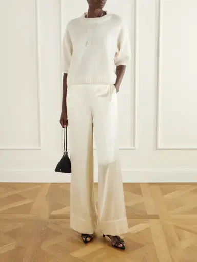 Allude Cashmere And Silk-blend Sweater | Thumbnail 2 Allude Cashmere And Silk-blend Sweater | Thumbnail 2