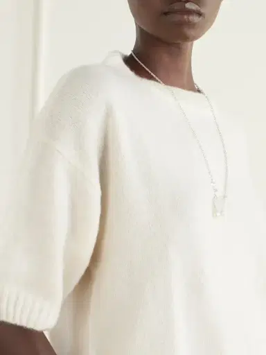 Allude Cashmere And Silk-blend Sweater | Thumbnail 4 Allude Cashmere And Silk-blend Sweater | Thumbnail 4