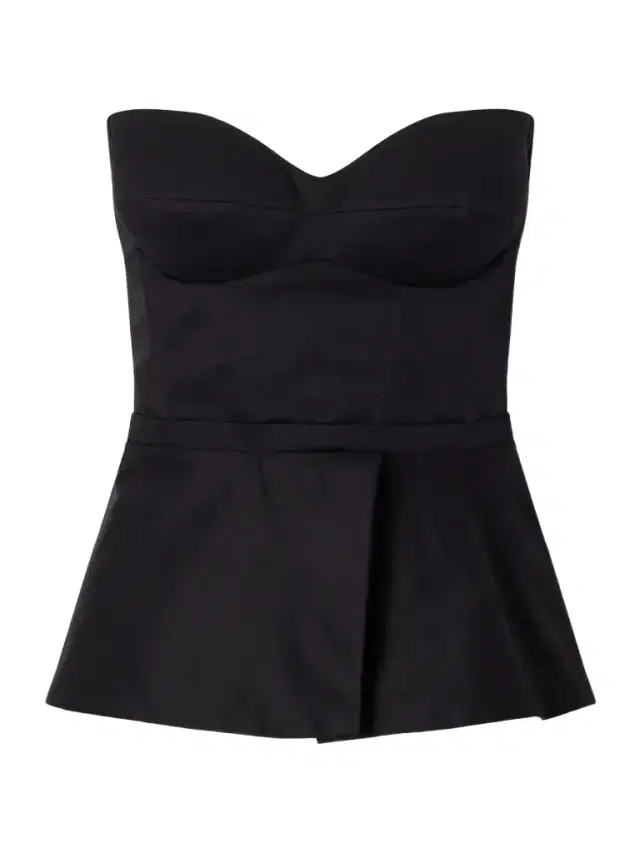 ANDRES OTALORA Nos Reconocemos Strapless Stretch-cotton Twill Blouse