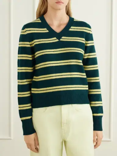 Daughter Sligo Striped Wool Sweater | Thumbnail 3