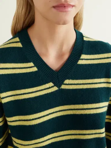 Daughter Sligo Striped Wool Sweater | Thumbnail 5