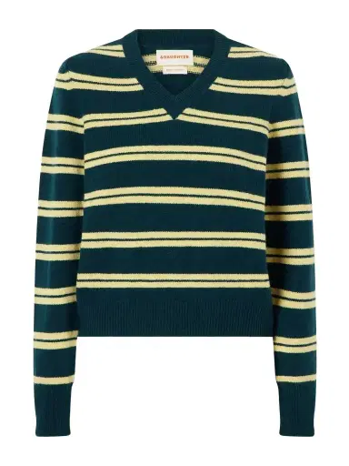 Daughter Sligo Striped Wool Sweater | Thumbnail 1