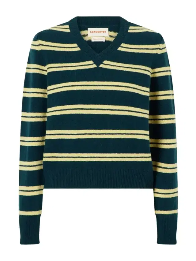 Daughter Sligo Striped Wool Sweater