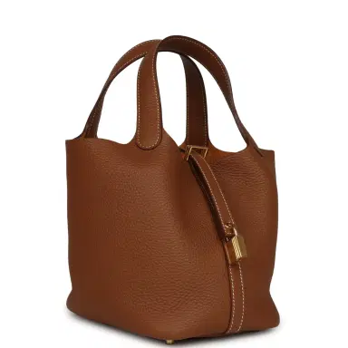 HERMÈS Hermes Picotin Lock 18 Gold Clemence Gold Hardware | Thumbnail 2