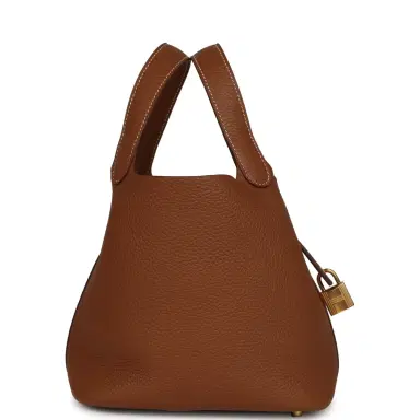 HERMÈS Hermes Picotin Lock 18 Gold Clemence Gold Hardware | Thumbnail 3