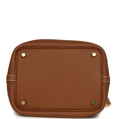 HERMÈS Hermes Picotin Lock 18 Gold Clemence Gold Hardware | Thumbnail 6