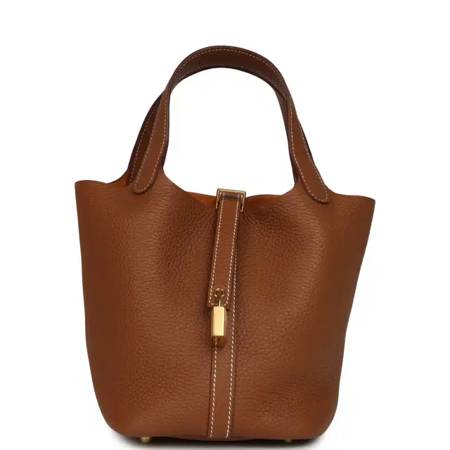 HERMÈS Hermes Picotin Lock 18 Gold Clemence Gold Hardware