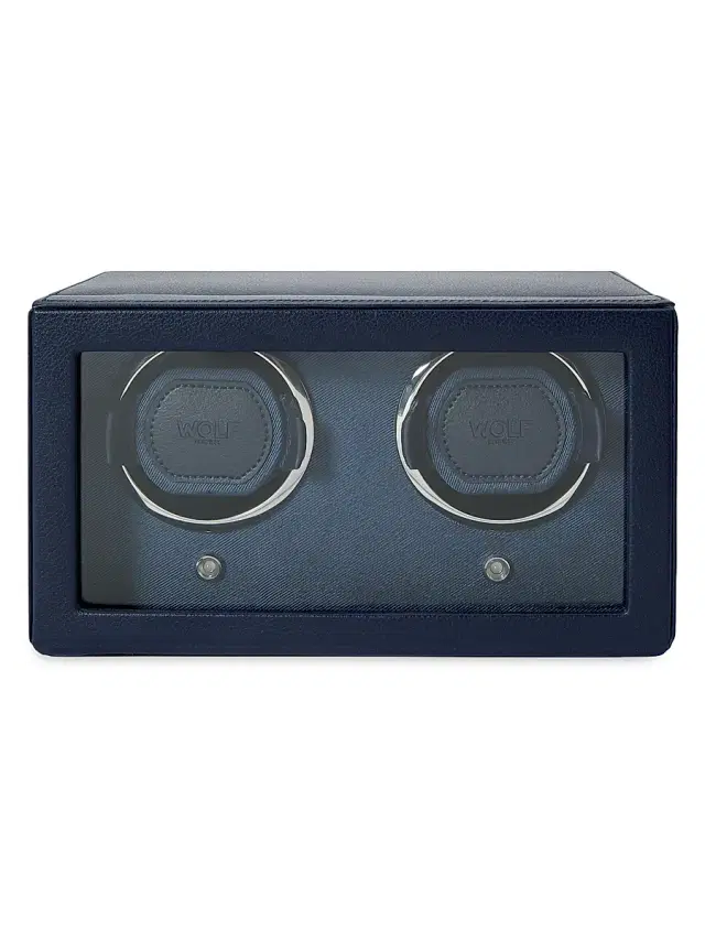 Wolf Cub Double Watch Winder With Cover