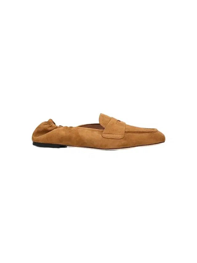 Stuart Weitzman Women's Bryant Elasticized-Back Suede Loafers - Toasted Almond
