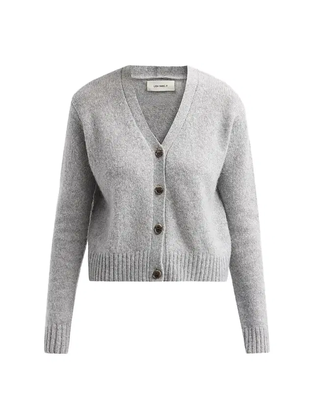 Women's Marionette Cashmere-Silk Regular-Fit Cardigan - Cloudy