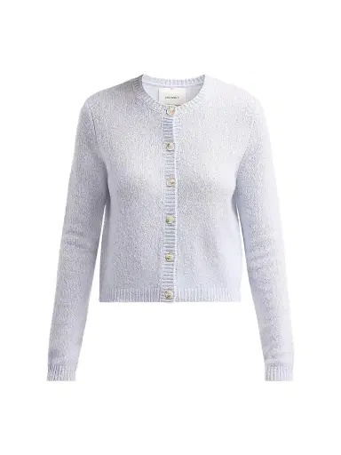 Lisa Yang Women's Cashmere-Silk Cardigan - Sea Breeze | Thumbnail 1 Lisa Yang Women's Cashmere-Silk Cardigan - Sea Breeze | Thumbnail 1