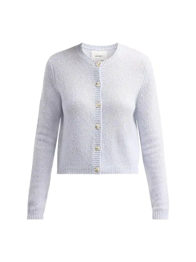 Lisa Yang Women's Cashmere-Silk Cardigan - Sea Breeze