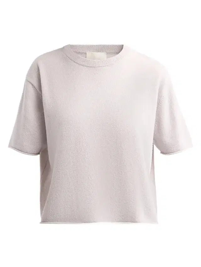 Women's Cila Cashmere Crewneck T-Shirt - Seashell Women's Cila Cashmere Crewneck T-Shirt - Seashell
