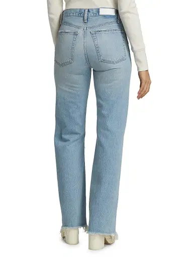 RE/DONE Women's 90s High-Rise Loose Straight Jeans - Breezy Indigo | Thumbnail 5