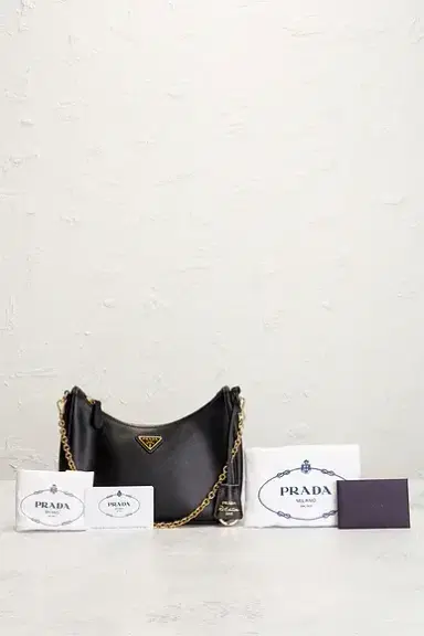 FWRD Renew Prada Saffiano Re-Edition 2005 Shoulder Bag | Thumbnail 9