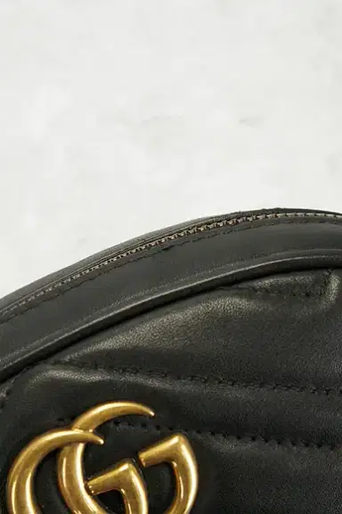 FWRD Renew Gucci GG Marmont Belt Bag | Thumbnail 8