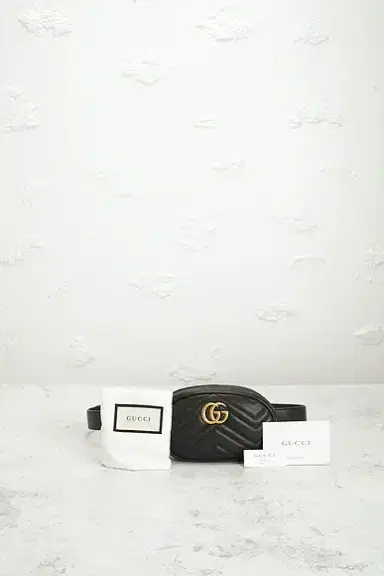 FWRD Renew Gucci GG Marmont Belt Bag | Thumbnail 9
