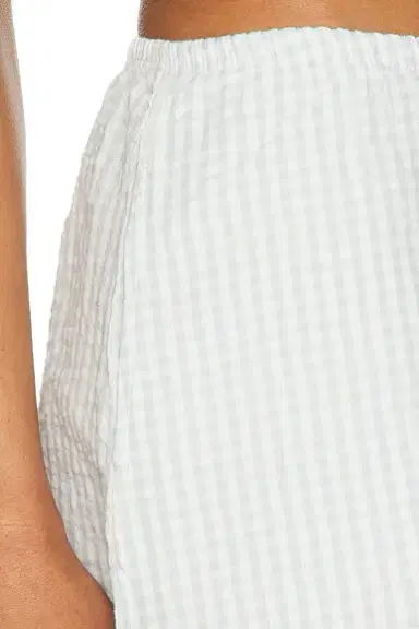 DONNI. The Cotton Gingham Tap Short | Thumbnail 6