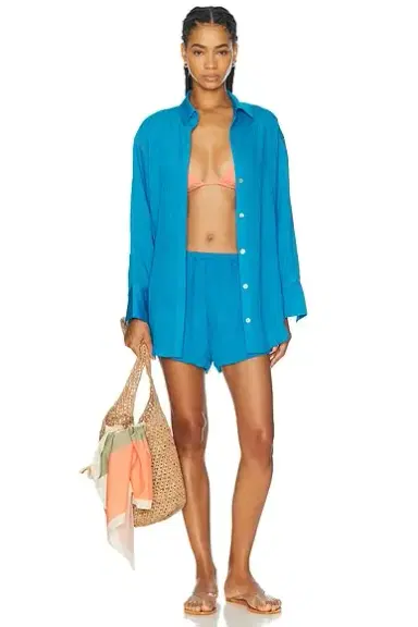 Vix Swimwear x Rosie Huntington-Whiteley Baily Long Sleeve Shirt | Thumbnail 4