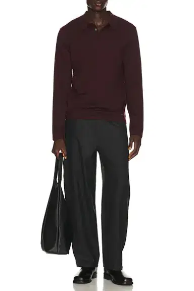Simkhai Reynolds Long Sleeve Polo | Thumbnail 3