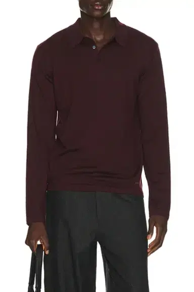 Simkhai Reynolds Long Sleeve Polo | Thumbnail 1