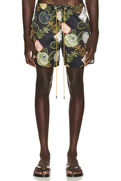 Rhude Vin Bandana Print Swim Shorts