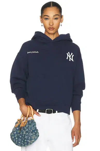 Sporty & Rich x Yankees Curve Hoodie