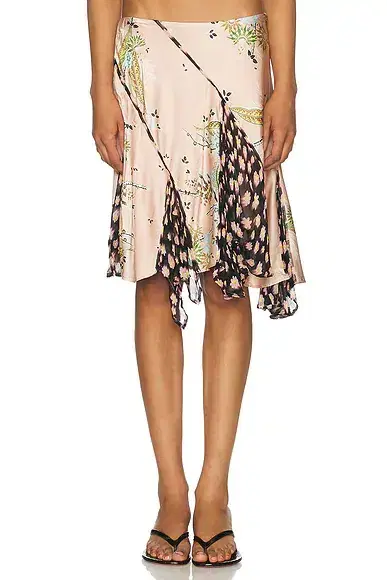 Staud Reannah Silk Skirt