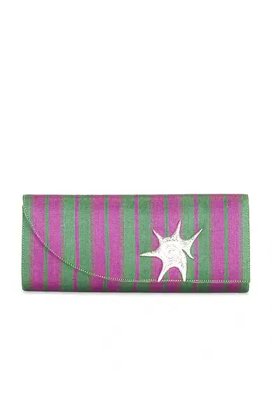 RENNK Moire Diane Clutch