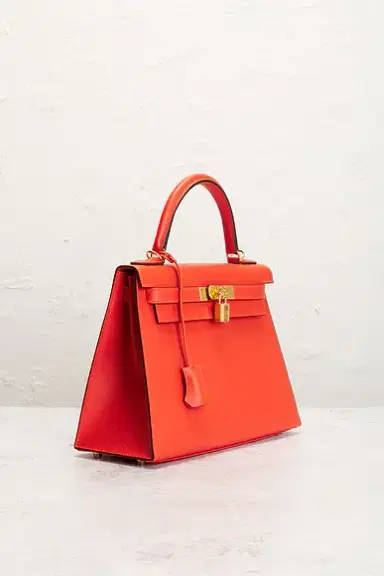 FWRD Renew Hermes Epsom Kelly 28 Handbag | Thumbnail 4