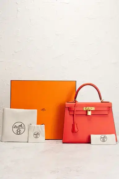 FWRD Renew Hermes Epsom Kelly 28 Handbag | Thumbnail 7
