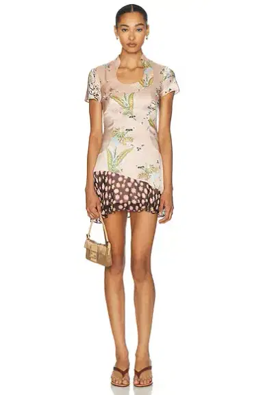 Staud Rae Silk Dress | Thumbnail 1 Staud Rae Silk Dress | Thumbnail 1