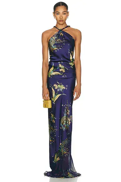 Staud Charli Silk Dress