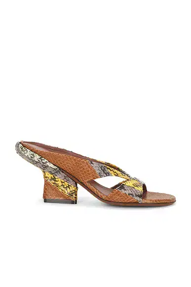 Dries Van Noten Rounded Toe Slide Mule