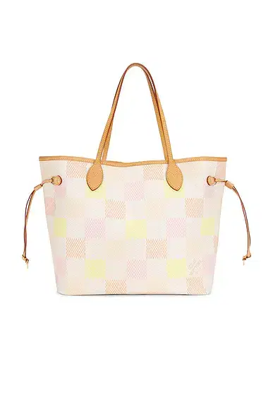 FWRD Renew Louis Vuitton Damierlicious Neverfull MM Tote Bag