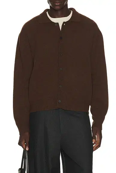 LE 17 SEPTEMBRE Alpaca Blend Shirt Cardigan