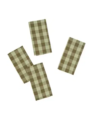 HAWKINS NEW YORK Essential Gingham Dinner Napkins Set Of 4 | Thumbnail 1 HAWKINS NEW YORK Essential Gingham Dinner Napkins Set Of 4 | Thumbnail 1