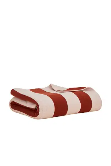 HAWKINS NEW YORK Simple Striped Throw Blanket | Thumbnail 2