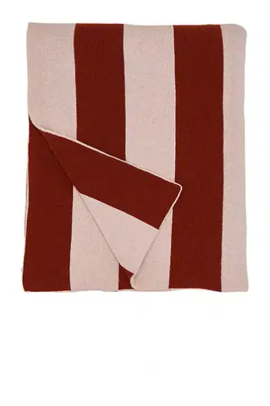 HAWKINS NEW YORK Simple Striped Throw Blanket | Thumbnail 1