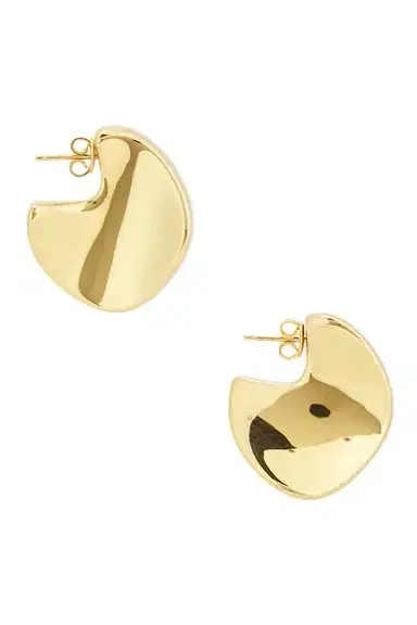 Bottega Veneta Round Sterling Silver Earrings | Thumbnail 3 Bottega Veneta Round Sterling Silver Earrings | Thumbnail 3