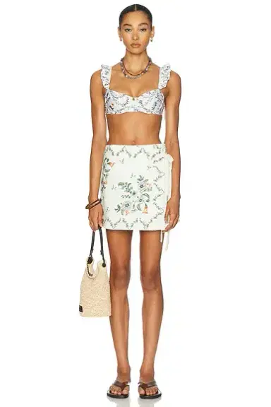 Agua by Agua Bendita Luna Mini Skirt | Thumbnail 5