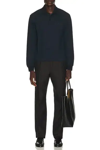 Jil Sander Cotton Piquet Jersey Polo | Thumbnail 3