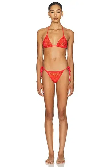 Dolce & Gabbana Jersey Strass Bikini Set