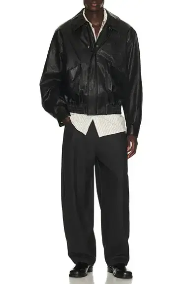 LE 17 SEPTEMBRE Faux Leather Zip Blouson | Thumbnail 3