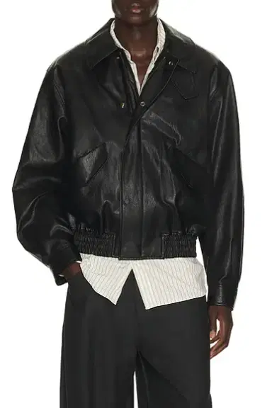 LE 17 SEPTEMBRE Faux Leather Zip Blouson | Thumbnail 1