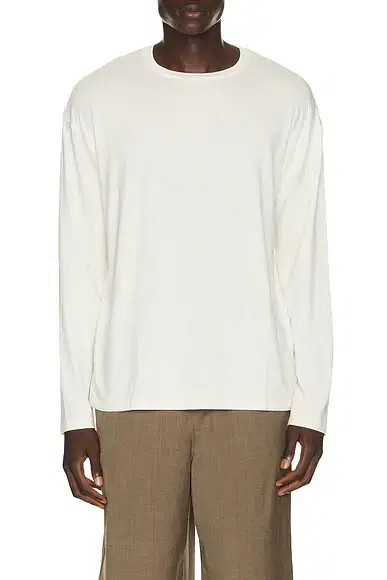 Wool Blend Long Sleeve Tee Shirt