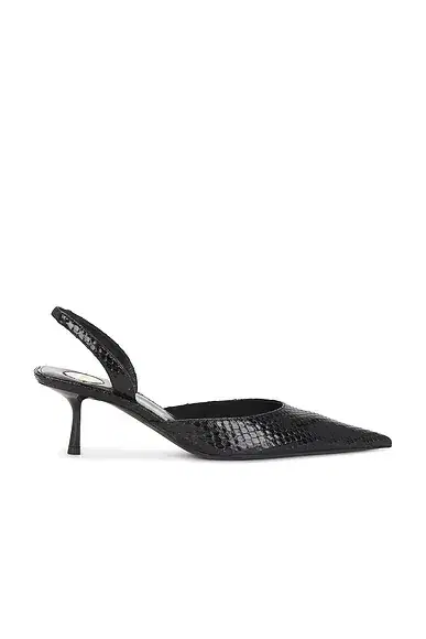 Saint Laurent Marida Python Slingback Pump